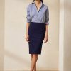 Lacivert Kadın Ralph Lauren Cindy Streç Yün Krep Etekler Lacivert Kadın Ralph Lauren Cindy Streç Yün Krep Etekler