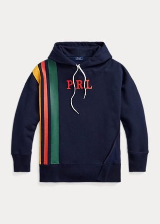 Lacivert Kadın Ralph Lauren Çizgili Polar Logolu Sweatshirt Lacivert Kadın Ralph Lauren Çizgili Polar Logolu Sweatshirt
