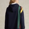 Lacivert Kadın Ralph Lauren Çizgili Polar Logolu Sweatshirt Lacivert Kadın Ralph Lauren Çizgili Polar Logolu Sweatshirt