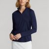Lacivert Kadın Ralph Lauren Jersey Çeyrek Fermuarlı Kazak Sweatshirt Lacivert Kadın Ralph Lauren Jersey Çeyrek Fermuarlı Kazak Sweatshirt