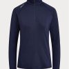 Lacivert Kadın Ralph Lauren Jersey Çeyrek Fermuarlı Kazak Sweatshirt Lacivert Kadın Ralph Lauren Jersey Çeyrek Fermuarlı Kazak Sweatshirt