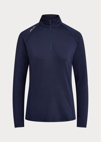 Lacivert Kadın Ralph Lauren Jersey Çeyrek Fermuarlı Kazak Sweatshirt Lacivert Kadın Ralph Lauren Jersey Çeyrek Fermuarlı Kazak Sweatshirt
