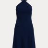 Lacivert Kadın Ralph Lauren Jinett Jersey Halter Günlük Elbise Lacivert Kadın Ralph Lauren Jinett Jersey Halter Günlük Elbise