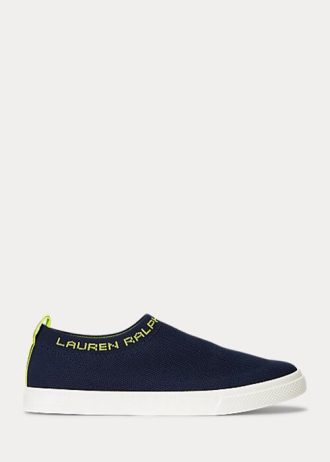 Lacivert Kadın Ralph Lauren Jordyn Slip-On Spor Ayakkabı