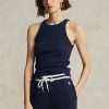 Lacivert Kadın Ralph Lauren Kaburgalı Pamuklu Atlet Lacivert Kadın Ralph Lauren Kaburgalı Pamuklu Atlet