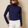 Lacivert Kadın Ralph Lauren Kaşmir Yaka Kazaklar Lacivert Kadın Ralph Lauren Kaşmir Yaka Kazaklar