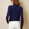 Lacivert Kadın Ralph Lauren Kaşmir Yaka Kazaklar Lacivert Kadın Ralph Lauren Kaşmir Yaka Kazaklar