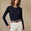 Lacivert Kadın Ralph Lauren Kaşmir Yuvarlak Yaka Kazaklar Lacivert Kadın Ralph Lauren Kaşmir Yuvarlak Yaka Kazaklar