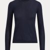 Lacivert Kadın Ralph Lauren Kaşmir Yuvarlak Yaka Kazaklar Lacivert Kadın Ralph Lauren Kaşmir Yuvarlak Yaka Kazaklar