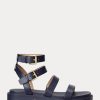 Lacivert Kadın Ralph Lauren Kayleen Nappa Deri Sandaletler Lacivert Kadın Ralph Lauren Kayleen Nappa Deri Sandaletler