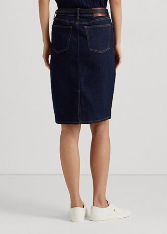 Lacivert Kadın Ralph Lauren Kot Etekler
