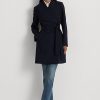 Lacivert Kadın Ralph Lauren Krep Sarma Montlar