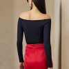 Lacivert Kadın Ralph Lauren Mulberry İpek Omuzdan Açık Kazaklar Lacivert Kadın Ralph Lauren Mulberry İpek Omuzdan Açık Kazaklar