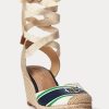 Lacivert Kadın Ralph Lauren Paislee Kanvas Espadril Lacivert Kadın Ralph Lauren Paislee Kanvas Espadril
