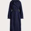 Lacivert Kadın Ralph Lauren Pamuk Karışımlı Twill Montlar Lacivert Kadın Ralph Lauren Pamuk Karışımlı Twill Montlar