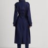 Lacivert Kadın Ralph Lauren Pamuk Karışımlı Twill Montlar Lacivert Kadın Ralph Lauren Pamuk Karışımlı Twill Montlar