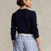 Lacivert Kadın Ralph Lauren Pamuklu Yuvarlak Yaka Kazaklar Lacivert Kadın Ralph Lauren Pamuklu Yuvarlak Yaka Kazaklar