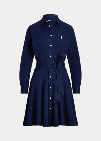 Lacivert Kadın Ralph Lauren Panelli Elbise