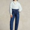 Lacivert Kadın Ralph Lauren Paperbag Jogger Pantolon Lacivert Kadın Ralph Lauren Paperbag Jogger Pantolon