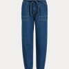 Lacivert Kadın Ralph Lauren Paperbag Jogger Pantolon Lacivert Kadın Ralph Lauren Paperbag Jogger Pantolon