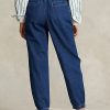 Lacivert Kadın Ralph Lauren Paperbag Jogger Pantolon Lacivert Kadın Ralph Lauren Paperbag Jogger Pantolon