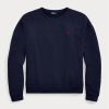 Lacivert Kadın Ralph Lauren Polar Yuvarlak Yaka Kazak Sweatshirt