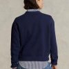 Lacivert Kadın Ralph Lauren Polar Yuvarlak Yaka Kazak Sweatshirt