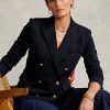 Lacivert Kadın Ralph Lauren Örgü Kruvaze Blazer Ceket Lacivert Kadın Ralph Lauren Örgü Kruvaze Blazer Ceket