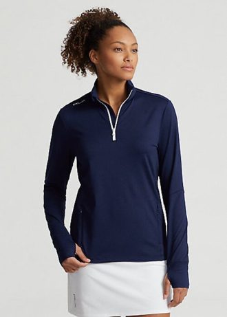 Lacivert Kadın Ralph Lauren Streç Jersey Çeyrek Fermuarlı Sweatshirt Lacivert Kadın Ralph Lauren Streç Jersey Çeyrek Fermuarlı Sweatshirt
