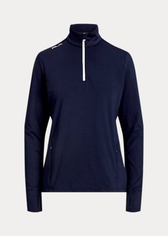 Lacivert Kadın Ralph Lauren Streç Jersey Çeyrek Fermuarlı Sweatshirt Lacivert Kadın Ralph Lauren Streç Jersey Çeyrek Fermuarlı Sweatshirt