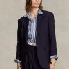 Lacivert Kadın Ralph Lauren Streç Yün Karışımlı Blazer Ceketler Lacivert Kadın Ralph Lauren Streç Yün Karışımlı Blazer Ceketler