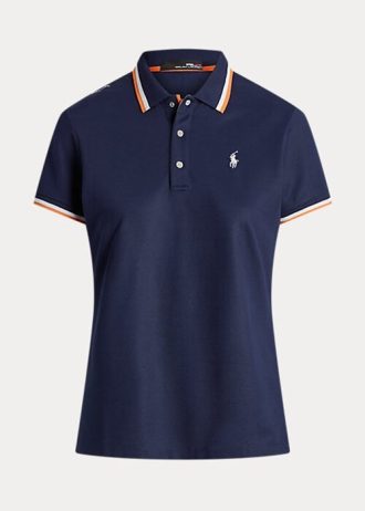 Lacivert Kadın Ralph Lauren Özel Kesim Jersey Polo Tişörtleri