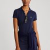 Lacivert Kadın Ralph Lauren Özel Kesim Performans Polo Tişörtleri Lacivert Kadın Ralph Lauren Özel Kesim Performans Polo Tişörtleri