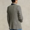 Lacivert / Krem Kadın Ralph Lauren Keten Karışımlı Balıksırtı Desenli Blazer Ceket Lacivert / Krem Kadın Ralph Lauren Keten Karışımlı Balıksırtı Desenli Blazer Ceket