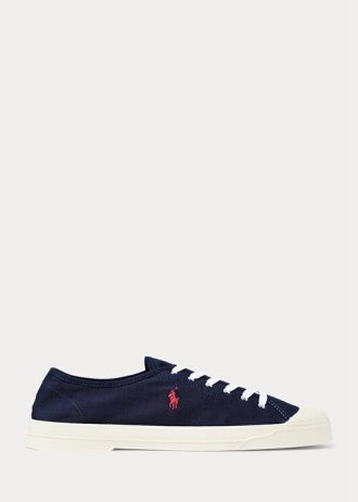 Lacivert / Kırmızı Erkek Ralph Lauren Essence 100 Kanvas Burunlu Spor Ayakkabı Lacivert / Kırmızı Erkek Ralph Lauren Essence 100 Kanvas Burunlu Spor Ayakkabı