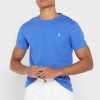 Mavi Erkek Ralph Lauren Essential Yuvarlak Yaka Tişörtler