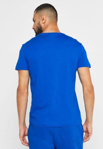 Mavi Erkek Ralph Lauren Essential Yuvarlak Yaka Tişörtler