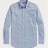 Mavi Erkek Ralph Lauren Gingham Kolay Bakımlı Twill Resmi Gömlekler Mavi Erkek Ralph Lauren Gingham Kolay Bakımlı Twill Resmi Gömlekler