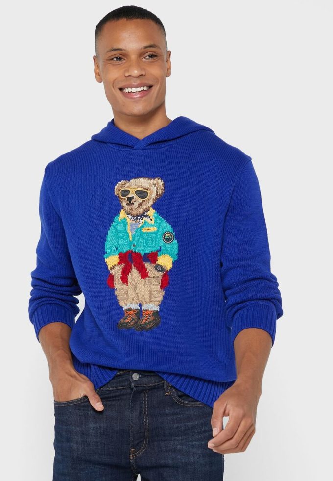 Mavi Erkek Ralph Lauren Grafik Kapüşonlu Üst Mavi Erkek Ralph Lauren Grafik Kapüşonlu Üst