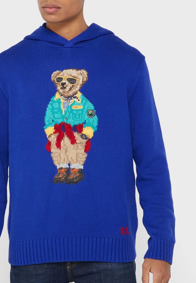 Mavi Erkek Ralph Lauren Grafik Kapüşonlu Üst Mavi Erkek Ralph Lauren Grafik Kapüşonlu Üst