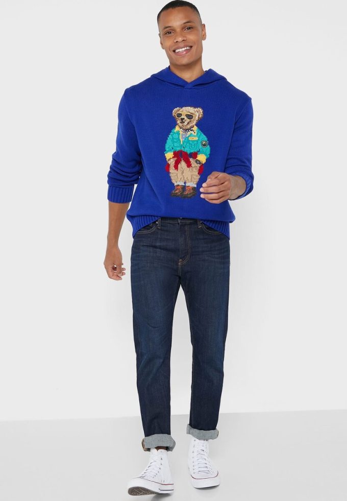 Mavi Erkek Ralph Lauren Grafik Kapüşonlu Üst Mavi Erkek Ralph Lauren Grafik Kapüşonlu Üst