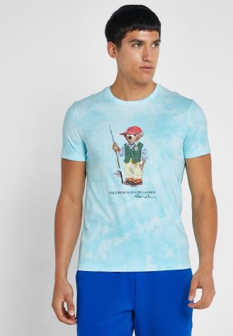 Mavi Erkek Ralph Lauren Grafik Yuvarlak Yaka Tişörtler Mavi Erkek Ralph Lauren Grafik Yuvarlak Yaka Tişörtler
