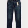 Mavi Erkek Ralph Lauren High Slim Bayview Selvedge Kot Pantolon Mavi Erkek Ralph Lauren High Slim Bayview Selvedge Kot Pantolon