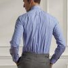 Mavi Erkek Ralph Lauren Çizgili Poplin Resmi Gömlekler Mavi Erkek Ralph Lauren Çizgili Poplin Resmi Gömlekler