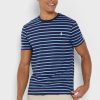 Mavi Erkek Ralph Lauren Çizgili Yuvarlak Yaka Tişörtler Mavi Erkek Ralph Lauren Çizgili Yuvarlak Yaka Tişörtler