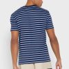 Mavi Erkek Ralph Lauren Çizgili Yuvarlak Yaka Tişörtler Mavi Erkek Ralph Lauren Çizgili Yuvarlak Yaka Tişörtler