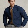 Mavi Erkek Ralph Lauren Kapitone Bomber Ceketler