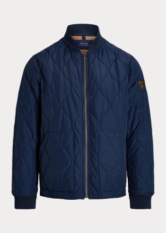 Mavi Erkek Ralph Lauren Kapitone Bomber Ceketler
