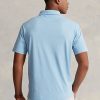 Mavi Erkek Ralph Lauren Klasik Kesim Pamuklu-Keten Polo Tişörtler Mavi Erkek Ralph Lauren Klasik Kesim Pamuklu-Keten Polo Tişörtler