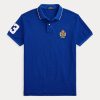 Mavi Erkek Ralph Lauren Klasik Kesim Polo Crest File Polo Tişörtleri Mavi Erkek Ralph Lauren Klasik Kesim Polo Crest File Polo Tişörtleri